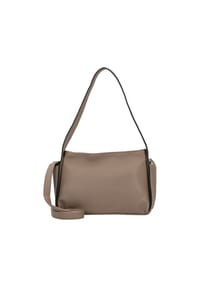 TOM TAILOR ROWAN - Schultertasche, Reißverschluss, Kunstleder, für Damen - TAUPE