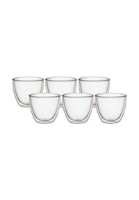 Villeroy & Boch Doppelwandige Becher Manufacture Rock 250 ml 6er Set transparent - MANUFACTURE ROCK - transparent