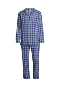 seidensticker - Schlafanzug Flanell - Long island blue