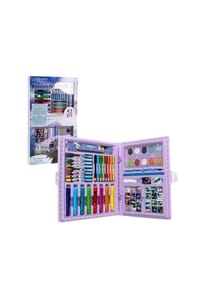 Disney - Frozen Malset im Koffer Kreatives Bastelset Kinder Zeichnen Malen - Mehrfarbig 26x13x10 cm