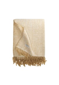 TOM TAILOR - Tagesdecke WOOLY HERRINGBONE - Anthrazit