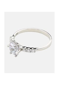Diamant L'eternel - Ring, mit Zirkonia, 375 Weißgold - white gold
