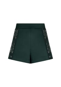 Aubade - Midnight Whisper Pants kurz, Seidenanteil, für Damen - GREEN