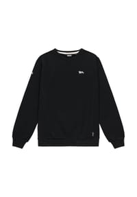 LONSDALE™ - Herren Rundhals Sweatshirt normale Passform WOOLWICH - Black/Ecru