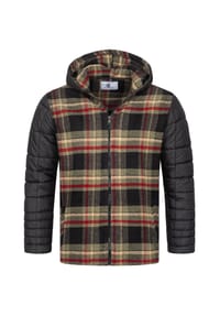 Rock Creek - Winterjacke Kariert Regular Fit - Grau