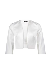 Vera Mont - Bolero-Jacke mit Kellerfalten - Foggy Rose
