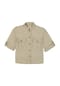 GARCIA Overshirt, Blusenkragen, Leinenanteil, für Damen Bild 1