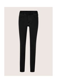 MADELEINE - Kurzgröße: Denim-Leggings mit Schlupfbund - black denim