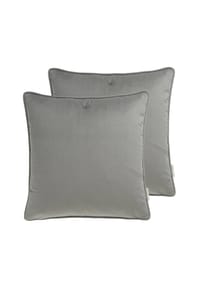 TOM TAILOR TT Kissenhülle 2er Set VelvetSignature 45 x 45 cm - TTVelvetSignature - Anthrazit