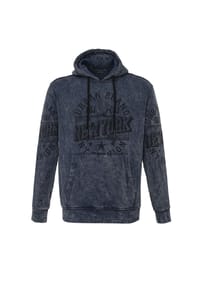 CIPO & BAXX® - Pullover mit New-York-Frontprint - BLUE