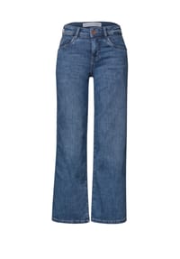 STREET ONE STUDIO - Jeanshose, 5-Pocket, für Damen - 18067 MID BLUE
