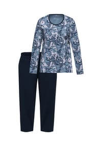 AMMANN - Schlafanzug Night & Home - Blau