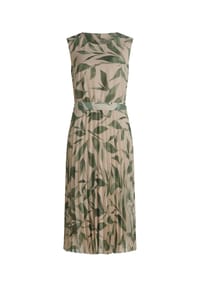BETTY & CO - Chiffonkleid mit Plissee - Nature/Green