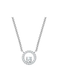 YOKOAMii - Kette mit Anhänger Zirkonia weiß - silber
