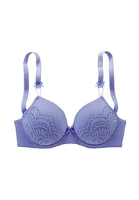 LASCANA - Bügel-BH Aurora, Spitze, für Damen - 27073 CORNFLOWER