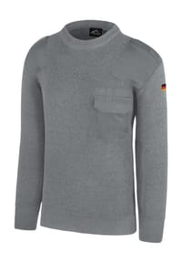 normani® - Herren BW-Pullover mit Schurwolle Barntrup - Schwarz