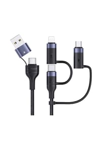 MANIKE - 60W USB C Multi Kabel, 6 in 1 Universal Schnellladekabel - schwarz