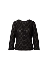 KRISS - Blazer Cinn Meshlin - schwarz