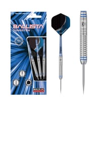 BULL'S® - Steeldarts Ballista Dartpfeile 70% Tungsten Darts-Set Anfänger - blue stripes