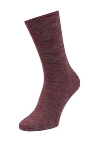 MANGUUN - Socken, Lurex-Fäden, verstärkte Belastungszonen, für Damen - WINE RED