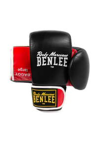 BENLEE™ - Boxhandschuhe aus Leder BAGGY - Black/Red