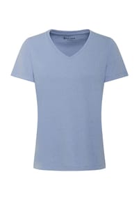 GALERIA essentials - T-Shirt Ebby, V-Ausschnitt, für Damen - BLACK