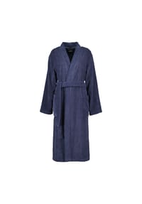 Cawö - Bademäntel Damen Kimono Luxury Basics Kimono 826 blau - 17 - blau