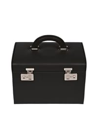 WINDROSE - Beluga Schmuckkasten Leder 26.5 cm - schwarz