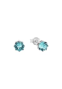 amor - Ohrstecker für Damen, 925 Sterling Silber, Preciosa - Türkis