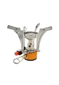 COFI - Mini Campingkocher faltbar (mit Piezo) für Schraubventilkartuschen - Schwarz OneSize