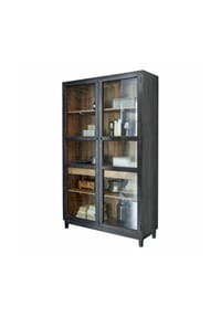 LOBERON - Schrank Altagracia schwarz/braun - schwarz/braun