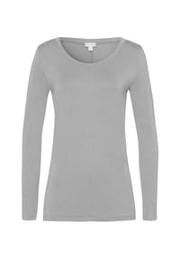 HANRO - Longsleeve Yoga - grit melange