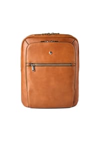 JEKYLL & HIDE - Business-Rucksack RFID Schutz Leder 36 cm Laptopfach - tan