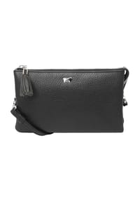 BRAUN BÜFFEL HANNA - Umhängetasche, Leder, Emblem, für Damen - SCHWARZ