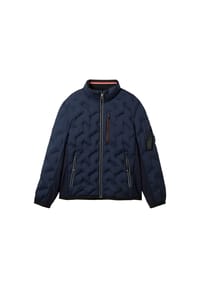 TOM TAILOR - Steppjacke, Stehkragen, für Herren - 29999 BLACK