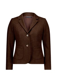 BETTY BARCLAY - Wollblazer mit aufgesetzten Taschen - Light Maroon