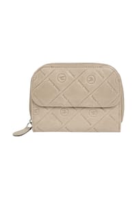 bruno banani - Geldbörse Echt Leder - beige
