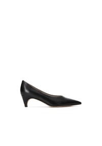 ONE ELEMENT - Schwarze spitz zulaufende Pumps - Schwarz