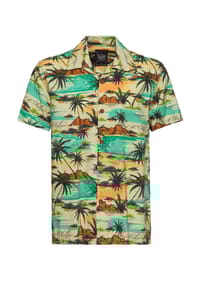 KING KEROSIN - Hawaiihemd mit tropischem All-Over Print Tropical Sea - multi