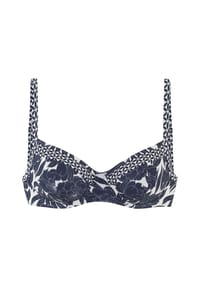 Sunseeker - Bügel-Bikini-Oberteil Blossom, schmale Träger, für Damen - NAVY-PRINT 12505
