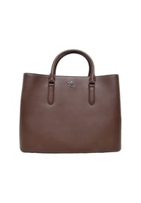 LAUREN RALPH LAUREN LRG LRL MONOGRAM - Henkeltasche "Marcy 36", Leder, für Damen - DARK MAHOGANY