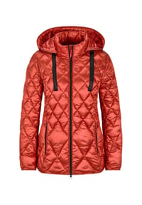 GOLDNER - Steppjacke mit Rautenmuster - anthrazit