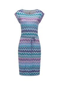 ragwear™ - Sommerkleid Taggien Print - Aqua
