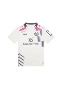 JAKO - Auswärtstrikot 1. FSV Mainz 05, 2025/26, für Kinder - CREMEWEISS