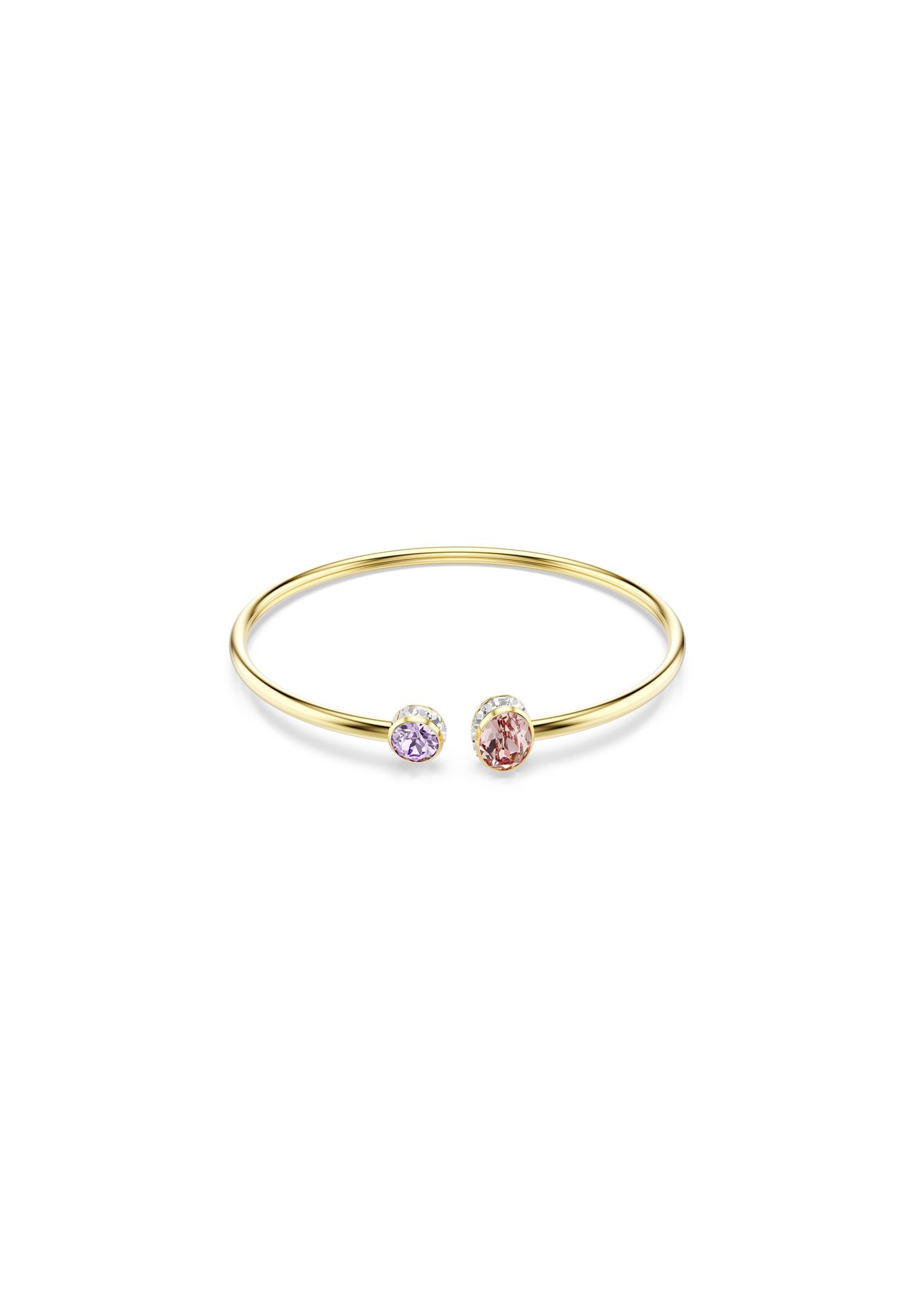 Swarovski Damen Armspange Edelstahl Gold in Größe 19