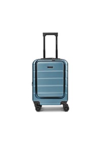 POLICE Dublin - Dublin 4 Rollen Kabinentrolley S 54 cm Laptopfach mit Dehnfalte - black