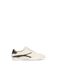 ONE ELEMENT - Sneakers aus Leder mit kontrastierenden Einsätzen - Off-white