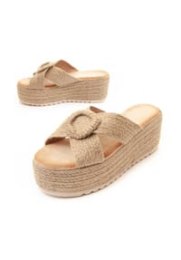 NYREX - Keilsandale Cusand Beige - beige
