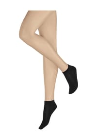 KUNERT - Sneakersocken, ''Finest Cotton'', Komfortbund, verstärkte Belastungszonen, für Damen - 0010 WHITE