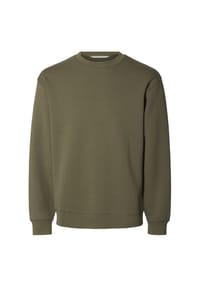 SELECTED - Sweatshirt Tom, Rippbündchen, für Herren - 184679 OATMEAL